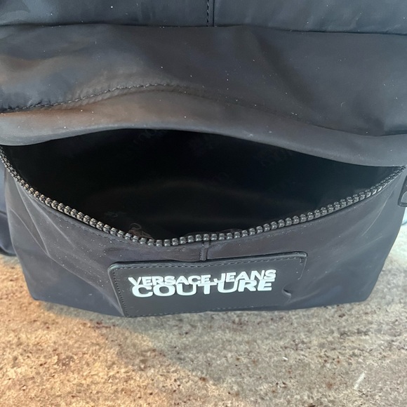 EUC Versace Jeans Couture Black Nylon backpack - Picture 9 of 12